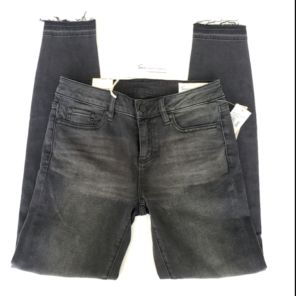TWO BY VINCE CAMUTO Skinny Jeans Coal Wash Size 26 New